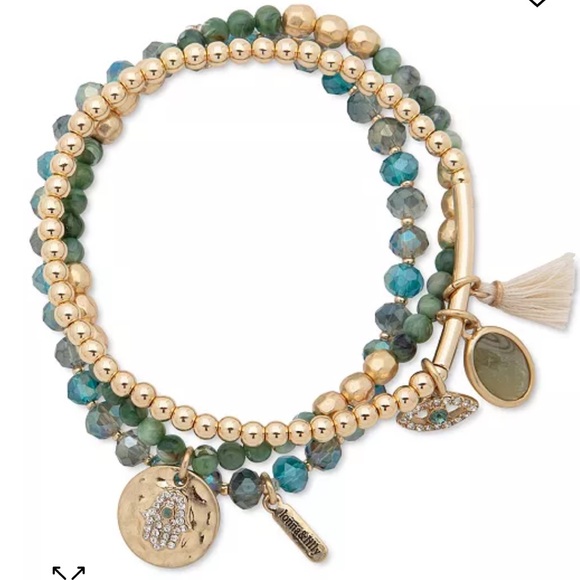 lonna & lilly Jewelry - LONNA & LILLY
Gold-Tone Evil Eye & Hamsa Hand Beaded Stretch Bracelets $32